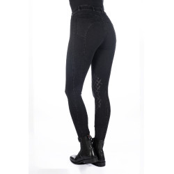 Pantaloni da donna Harbour Island Denim con rinforzi in silicone HKM Nero Pantaloni da donna Harbour Island Denim con rinforzi in silicone HKM Nero