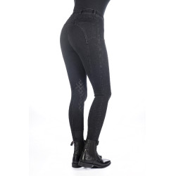 Pantaloni da donna Harbour Island Denim con rinforzi in silicone HKM Nero Pantaloni da donna Harbour Island Denim con rinforzi in silicone HKM Nero