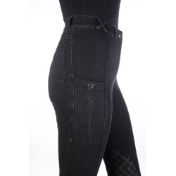 Pantaloni da donna Harbour Island Denim con rinforzi in silicone HKM Nero Pantaloni da donna Harbour Island Denim con rinforzi in silicone HKM Nero