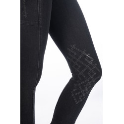 Pantaloni da donna Harbour Island Denim con rinforzi in silicone HKM Nero Pantaloni da donna Harbour Island Denim con rinforzi in silicone HKM Nero