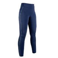 Leggings Equilibrio Style con fondo interamente in silicone HKM Blu scuro Leggings Equilibrio Style con fondo interamente in silicone HKM Blu scuro