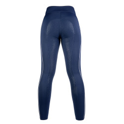Leggings Equilibrio Style con fondo interamente in silicone HKM Blu scuro