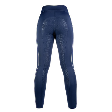 Leggings Equilibrio Style con fondo interamente in silicone HKM Blu scuro
