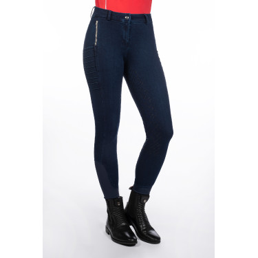 Pantaloni da donna Aruba Denim con fondo 1/1 in silicone HKM Pantaloni da donna Aruba Denim con fondo 1/1 in silicone HKM