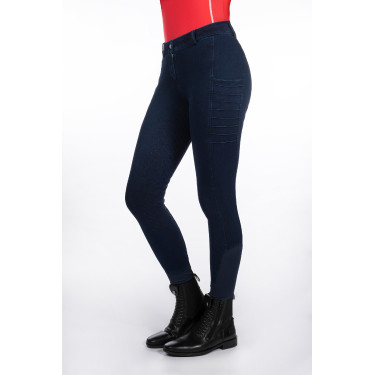 Pantaloni da donna Aruba Denim con fondo 1/1 in silicone HKM Pantaloni da donna Aruba Denim con fondo 1/1 in silicone HKM