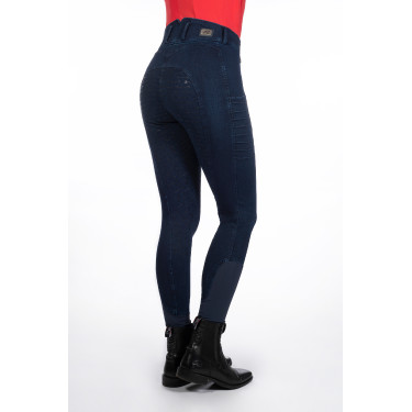 Pantaloni da donna Aruba Denim con fondo 1/1 in silicone HKM Pantaloni da donna Aruba Denim con fondo 1/1 in silicone HKM