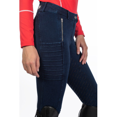 Pantaloni da donna Aruba Denim con fondo 1/1 in silicone HKM Pantaloni da donna Aruba Denim con fondo 1/1 in silicone HKM
