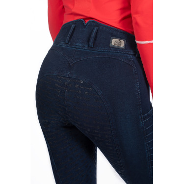 Pantaloni da donna Aruba Denim con fondo 1/1 in silicone HKM Pantaloni da donna Aruba Denim con fondo 1/1 in silicone HKM