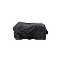Coperta da paddock Premium HKM 1680D 200g fodera liscia Nero