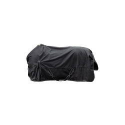 Coperta da paddock Premium HKM 1680D 200g fodera liscia Nero