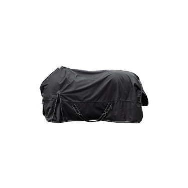 Coperta da paddock Premium HKM 1680D 200g fodera liscia Nero