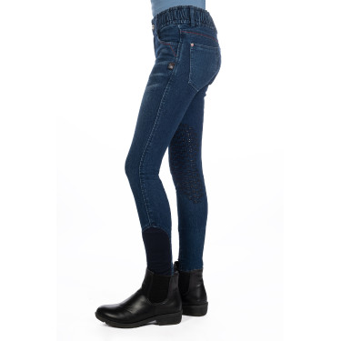 Pantaloni da bambino Aymee Denim con rinforzi in silicone HKM Pantaloni da bambino Aymee Denim con rinforzi in silicone HKM
