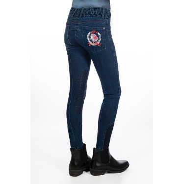 Pantaloni da bambino Aymee Denim con rinforzi in silicone HKM Pantaloni da bambino Aymee Denim con rinforzi in silicone HKM