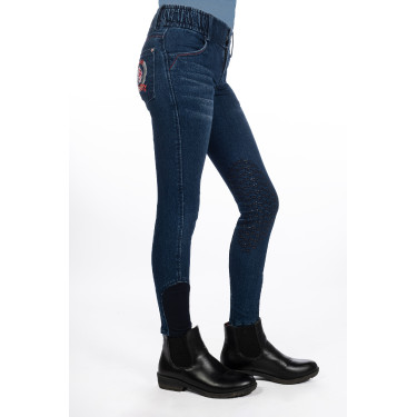 Pantaloni da bambino Aymee Denim con rinforzi in silicone HKM Pantaloni da bambino Aymee Denim con rinforzi in silicone HKM