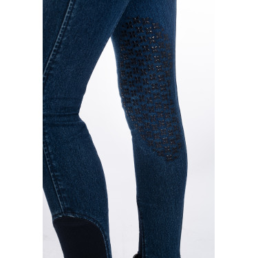 Pantaloni da bambino Aymee Denim con rinforzi in silicone HKM Pantaloni da bambino Aymee Denim con rinforzi in silicone HKM