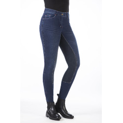 Zomerdenimbroek 3/4 Alos HKM Jeans blu / blu scuro Zomerdenimbroek 3/4 Alos HKM Jeans blu / blu scuro
