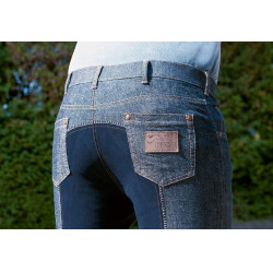 Pantaloni da uomo jodhpur Texas new HKM Blu scuro / blu scuro Pantaloni da uomo jodhpur Texas new HKM Blu scuro / blu scuro