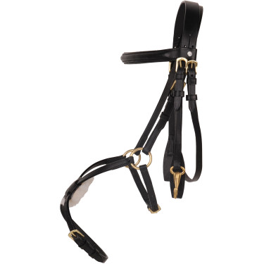 Briglia stile messicano rinforzata, montone HKM Briglia stile messicano rinforzata, montone HKM