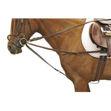 Rênes allemandes HKM avec boucles en inox