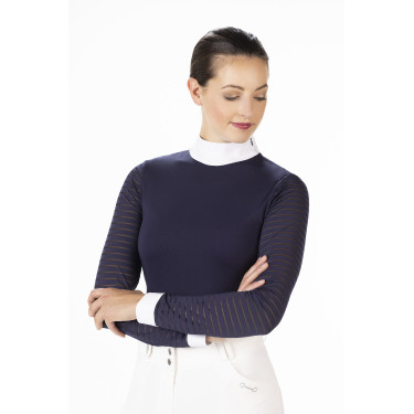 Polo da concorso Monaco maniche lunghe HKM Polo da concorso Monaco maniche lunghe HKM
