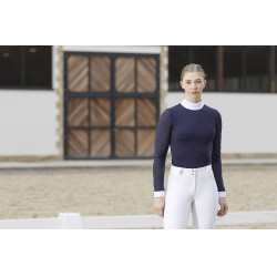 Polo da concorso Monaco maniche lunghe HKM Polo da concorso Monaco maniche lunghe HKM