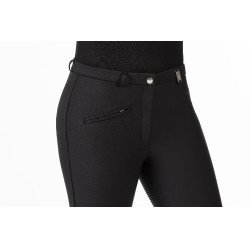 Pantaloni softshell Winner con fondo in silicone HKM Nero Pantaloni softshell Winner con fondo in silicone HKM Nero