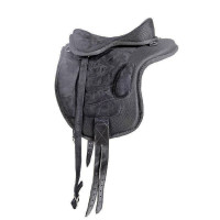 Sella senza arcione HKM Nero Sella senza arcione HKM Nero
