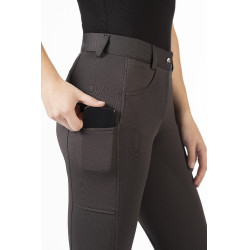 Pantaloni Emma con grip integrale in silicone HKM Grigio scuro Pantaloni Emma con grip integrale in silicone HKM Grigio scuro