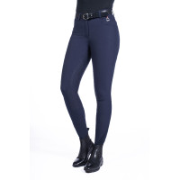 Pantaloni Equine Sports Style con fondo integrale in silicone HKM Blu scuro Pantaloni Equine Sports Style con fondo integrale in silicone HKM Blu scuro
