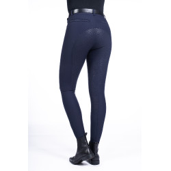 Pantaloni Equine Sports Style con fondo integrale in silicone HKM Blu scuro Pantaloni Equine Sports Style con fondo integrale in silicone HKM Blu scuro