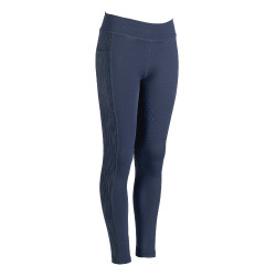 Leggings Flow Reflective Kids a fondo intero in s. HKM Blu scuro Leggings Flow Reflective Kids a fondo intero in s. HKM Blu scuro