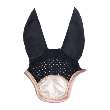 Cuffia anti-mosche Rosegold Glitter Style HKM Cuffia anti-mosche Rosegold Glitter Style HKM