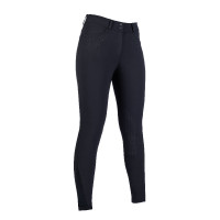 Pantaloni HKM Savona Style con rinforzi in silicone Nero Pantaloni HKM Savona Style con rinforzi in silicone Nero