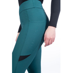 Leggings Port Royal con fondo in silicone integrale HKM Petrolio Blu Leggings Port Royal con fondo in silicone integrale HKM Petrolio Blu