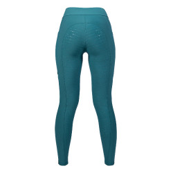 Leggings Port Royal con fondo in silicone integrale HKM Petrolio Blu Leggings Port Royal con fondo in silicone integrale HKM Petrolio Blu