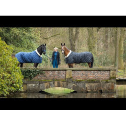 Leggings Port Royal con fondo in silicone integrale HKM Petrolio Blu Leggings Port Royal con fondo in silicone integrale HKM Petrolio Blu