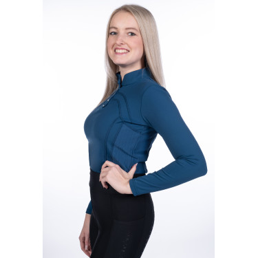 Polo a maniche lunghe Port Royal HKM Blu scuro Polo a maniche lunghe Port Royal HKM Blu scuro