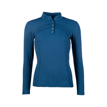 Polo a maniche lunghe Port Royal HKM Blu scuro Polo a maniche lunghe Port Royal HKM Blu scuro