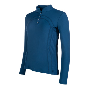 Polo a maniche lunghe Port Royal HKM Blu scuro Polo a maniche lunghe Port Royal HKM Blu scuro