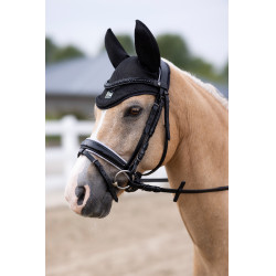 Cuffia anti-mosche HKM Harbour Island Mesh Nero