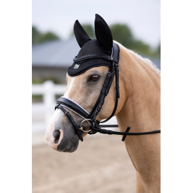 Cuffia anti-mosche HKM Harbour Island Mesh Nero