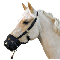 Capezzina con museruola HKM Nero Capezzina con museruola HKM Nero