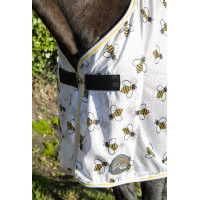 Coperta anti-mosche Bee HKM Bianco / giallo Coperta anti-mosche Bee HKM Bianco / giallo