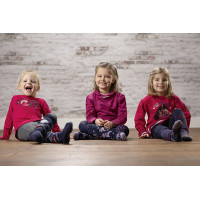 Maglietta a maniche lunghe Love Horses HKM bambino Ciliegia Rosso Maglietta a maniche lunghe Love Horses HKM bambino Ciliegia Rosso