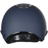 Casco Glamour Shield HKM Marina / argento Blu