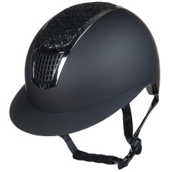 Casco Glamour Shield HKM Nero / nero Casco Glamour Shield HKM Nero / nero