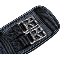Sottopancia da dressage in gel PVC Snap HKM Nero Sottopancia da dressage in gel PVC Snap HKM Nero
