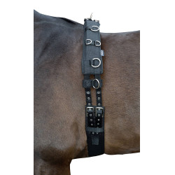 Sottopancia con imbottitura in softoprene HKM Nero