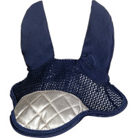 Cuffia antimosche Golden Queen Style HKM Blu scuro / dorato Cuffia antimosche Golden Queen Style HKM Blu scuro / dorato
