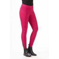 Pantaloni Allure con fondo integrale in silicone HKM Mirtillo rosso Rosa Pantaloni Allure con fondo integrale in silicone HKM Mirtillo rosso Rosa